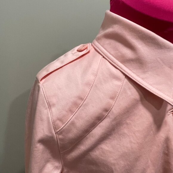 Apostrophe pink trench coat - Picture 7 of 10